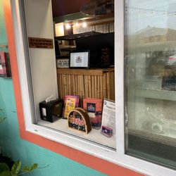 LocOhana Tropical Grill - Front window where you place your order to go