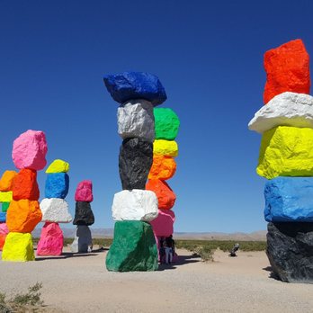 Seven Magic Mountains - Public Art Near Me - Las Vegas, Nevada