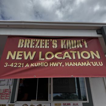 Brezee's - Sign - Puerto Rican Near Me - Lihue, Hawaii Brezee's - Sign - Puerto Rican Near Me - Lihue, Hawaii