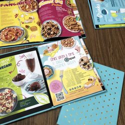 D Spot Dessert Cafe - The amazing storybook menus!