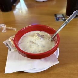 Clam chowder sample Clam chowder sample