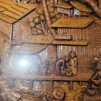 Thai Elephants Restaurant - Table carving - Thai Near Me - Charleston, South Carolina Thai Elephants Restaurant - Table carving - Thai Near Me - Charleston, South Carolina