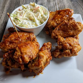 Bonchon - Small wing, half and half sauce - Chicken Wings Near Me - Orlando, Florida Bonchon - Small wing, half and half sauce - Chicken Wings Near Me - Orlando, Florida