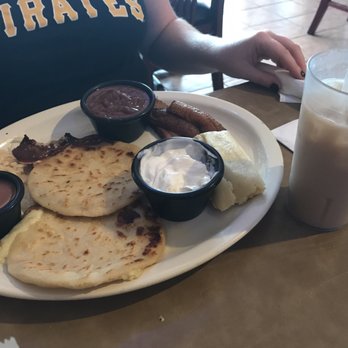 Los Trios - a plate of food and a drink - Mexican Near Me - Frederick, Maryland