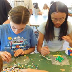 Summerkids Camp - Hamma Bead crafts are a favorite among campers.