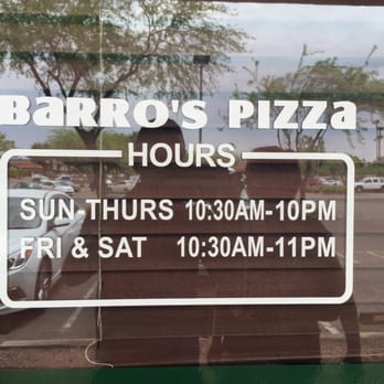 Barro's Pizza - Hours of operation need to be updated on Yelp. - Pizza Near Me - Chandler, Arizona