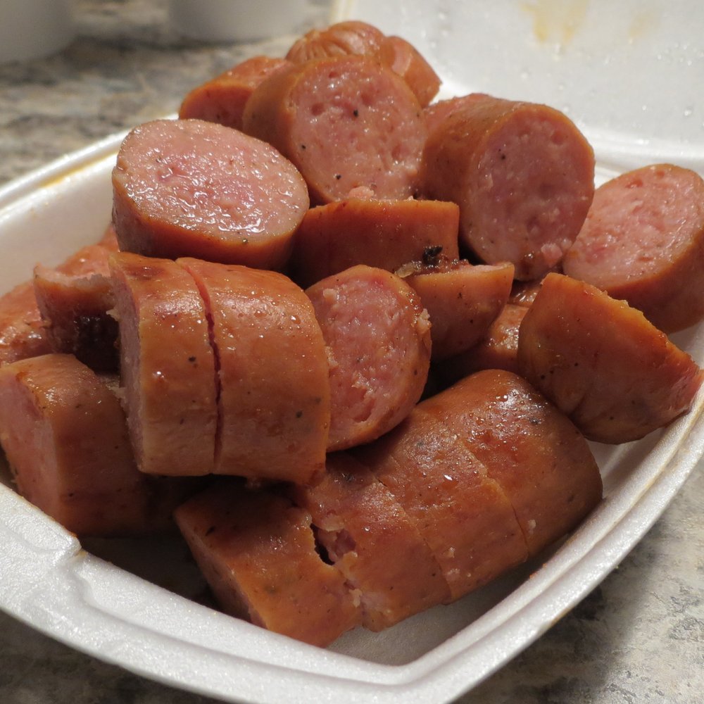 KT's Smokehouse - 1 pound "smoked" sausage - Smokehouse Near Me - Newcastle, Oklahoma KT's Smokehouse - 1 pound "smoked" sausage - Smokehouse Near Me - Newcastle, Oklahoma