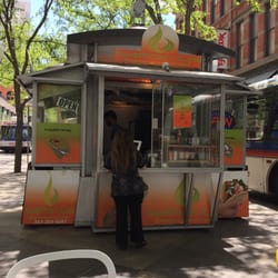 Saffron Grill Mediterranean Cuisine - Saffron Grill Mediterranean Cuisine - Food cart on 16th Street Mall