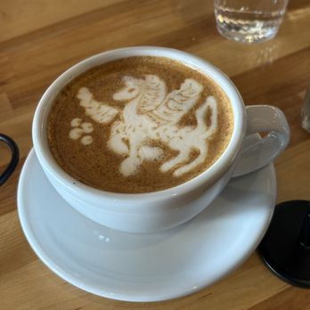 Mevan Coffee& Breakfast - Cute pegasus art - Coffee Roasteries Near Me - San Diego, California