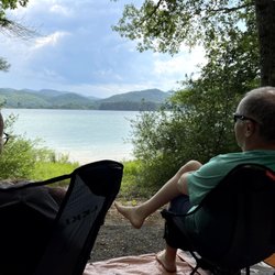 Bolar Mountain Recreation Area - Tent with a view