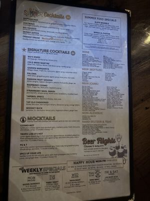 Menu photo 2 Tap Room Huntington, NY
