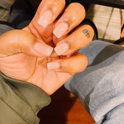 Cindy Nails - Most recent set a few days after service-- acrylic full set! My toes are white but I'm not posting photos lol