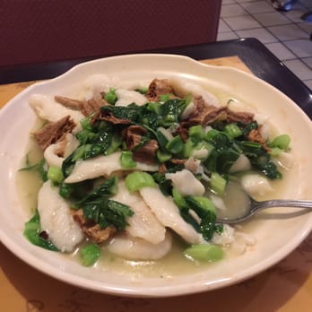 Shanghai Bun - Fish with mustard green, no flavor as I had to add lots of salt and soy sauce. - Chinese Near Me - Matawan, New Jersey