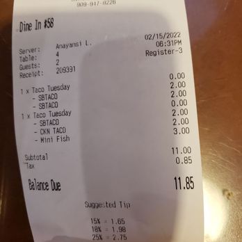 Taco Hut - Wow... doesn't get any better than this. Thank You Taco Hut for taco Tuesday!! - Mexican Near Me - Ontario, California Taco Hut - Wow... doesn't get any better than this. Thank You Taco Hut for taco Tuesday!! - Mexican Near Me - Ontario, California