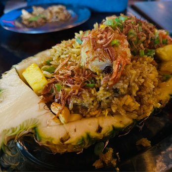 Tee Sud Thai Rustic and Bar - Curry fried rice AKA pineapple rice - Bars Near Me - Snohomish, Washington Tee Sud Thai Rustic and Bar - Curry fried rice AKA pineapple rice - Bars Near Me - Snohomish, Washington