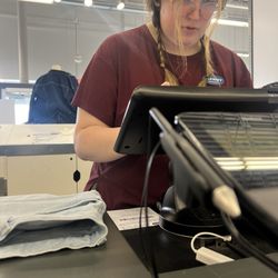 Old Navy - The Old Navy store manager was helping me find merchandise online
