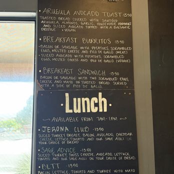Firecreek Coffee - Food menu 5/2026 - Coffee & Tea Near Me - Cottonwood, Arizona