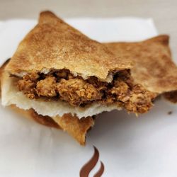Sana'a Cafe - Inside the Chicken Fatayer