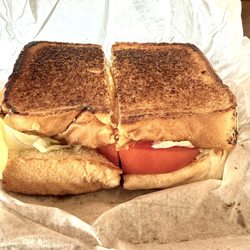 Rockford Place - Grilled Cheese with lettuce, tomato, onions, and mustard added