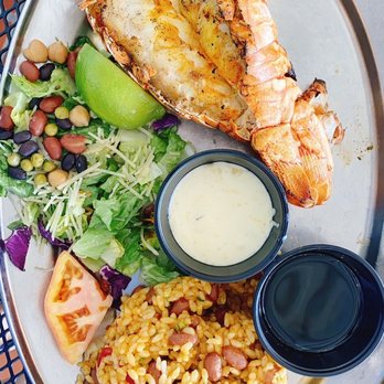 La Parrilla - Lobster with butter fondue and rice $62 - Latin American Near Me - Luquillo, Puerto Rico La Parrilla - Lobster with butter fondue and rice $62 - Latin American Near Me - Luquillo, Puerto Rico