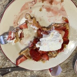 The Original Pancake House - Some human hairs in my food.