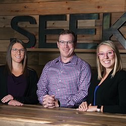 Seek Eye Care - Dr. Keltgen, Mitch, Rachel