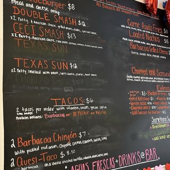 Pacheco Taco N Burger - Menu - Tacos Near Me - Dallas, Texas