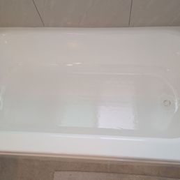 Finished before drain reinstalled.