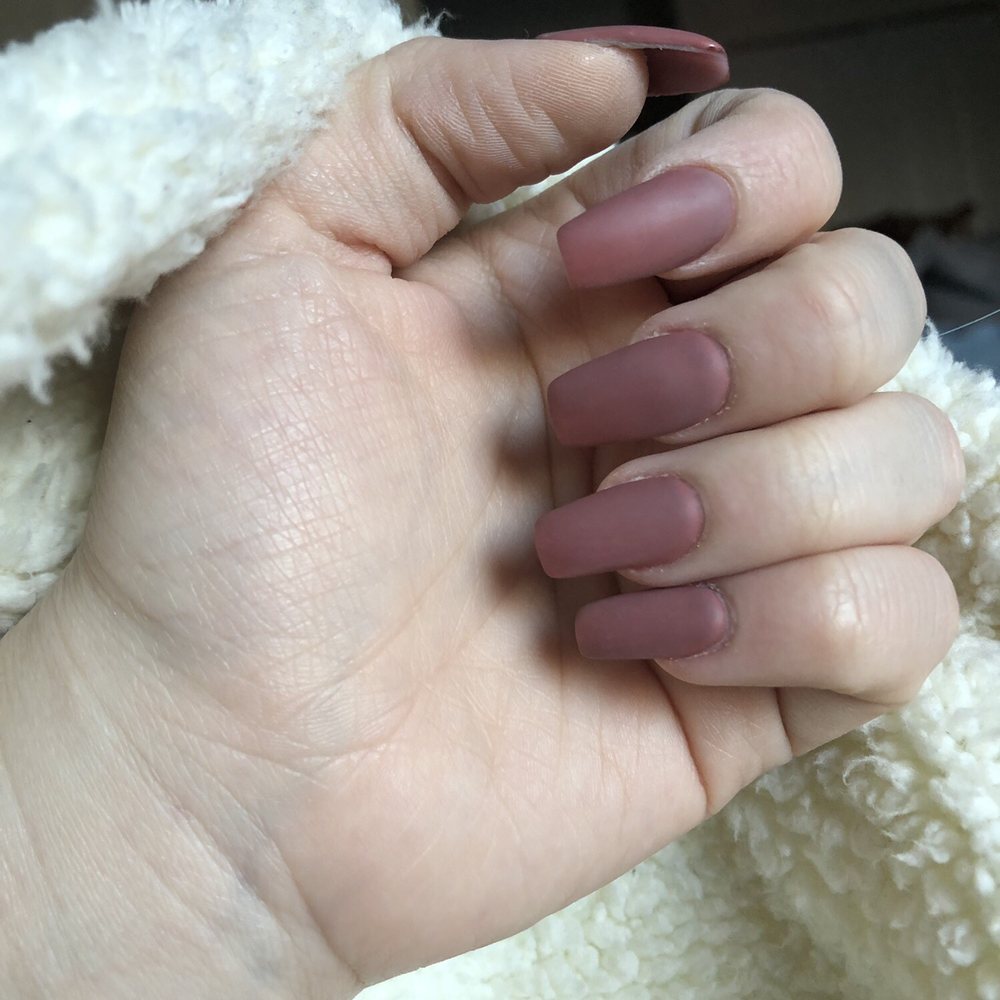 Onion Creek Nails and Spa - Acrylics. Color "redwood". Done 02/2019 - Nail Salons Near Me - Austin, Texas Onion Creek Nails and Spa - Acrylics. Color "redwood". Done 02/2019 - Nail Salons Near Me - Austin, Texas