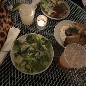 AhbA - Margarita, aperol spritz, little gemmy salad, and Cesar with chicken. - Breakfast & Brunch Near Me - Laguna Beach, California
