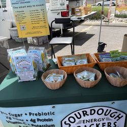 Village Center Farmers Market - These crackers are so good!