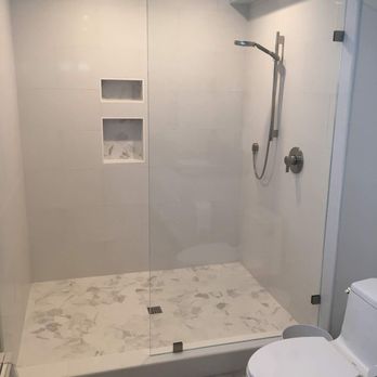 Winsol Construction - Remodeled walking shower - General Contractors Near Me - San Mateo, California Winsol Construction - Remodeled walking shower - General Contractors Near Me - San Mateo, California