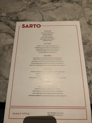 Menu photo 6 Sarto Restaurant Providence, RI