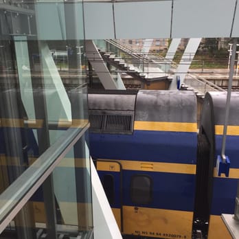 Arnhem Centraal - On the way up looking over the train tracks - Train Stations Near Me - Arnhem, GE