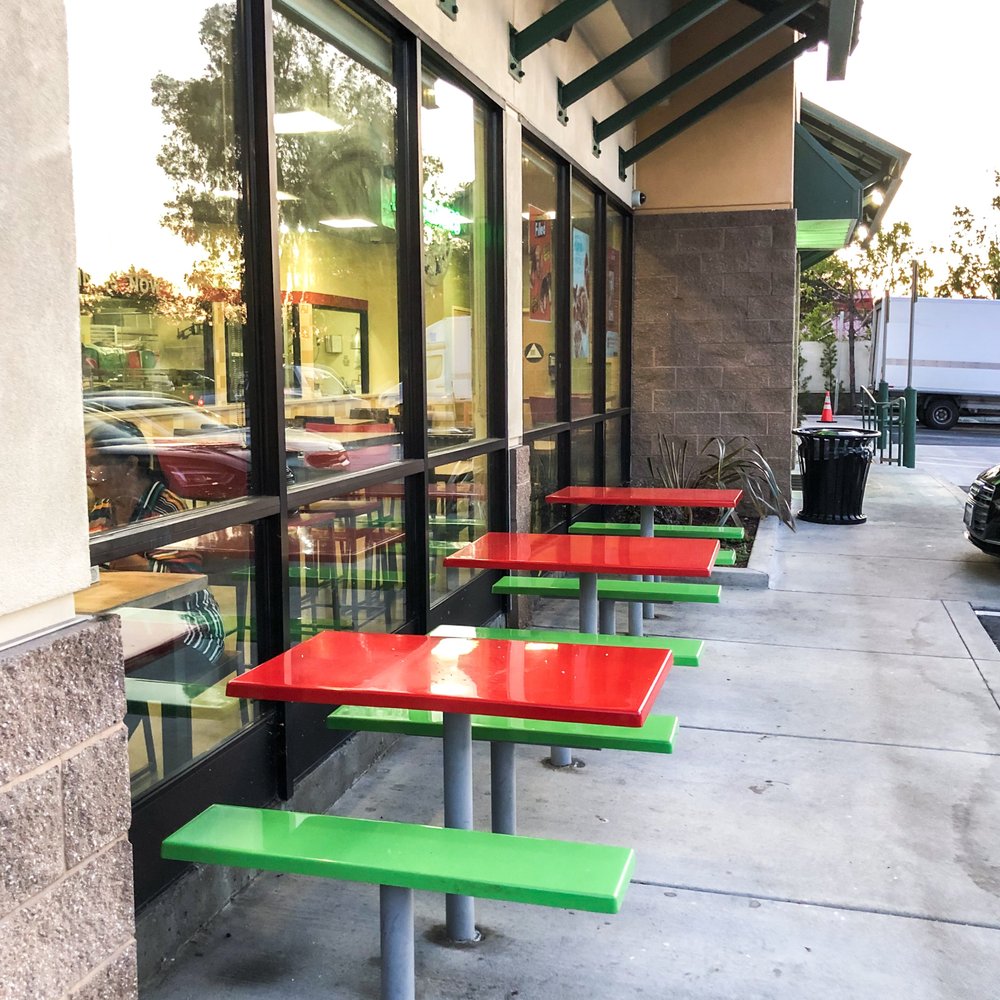 Krispy Kreme - Outdoor seating - Donuts Near Me - Mountain View, California Krispy Kreme - Outdoor seating - Donuts Near Me - Mountain View, California
