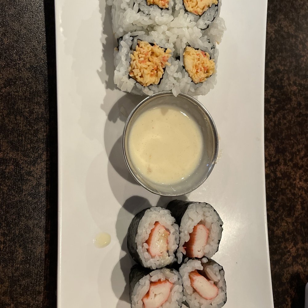 Ginza - a plate of sushi and sauce - Sushi Bars Near Me - Sarasota, Florida Ginza - a plate of sushi and sauce - Sushi Bars Near Me - Sarasota, Florida