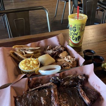 Dickey's Barbecue Pit - Full rack ribs, brisket, chicken, Mac, fries - Barbeque Near Me - Camp Hill, Pennsylvania