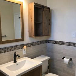 Fern Tile - "Pink" Bathroom After