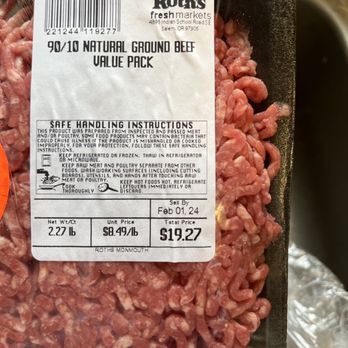 Roth's Fresh Market - Ground beef 90/10 - Bakeries Near Me - Monmouth, Oregon Roth's Fresh Market - Ground beef 90/10 - Bakeries Near Me - Monmouth, Oregon