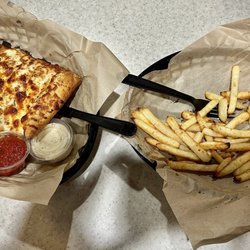 Chuck E. Cheese - Cheese bread & French fry's