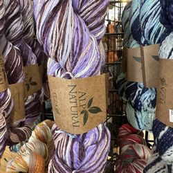 I love this yarn. It has various weights and textures.