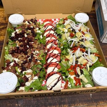Nicky’s Pizzeria - 3 different types of salad in 1 box. Amazing. Just brilliant presentation. The perfect lettuce to toppings ratio. - Pizza Near Me - Lexington, South Carolina Nicky’s Pizzeria - 3 different types of salad in 1 box. Amazing. Just brilliant presentation. The perfect lettuce to toppings ratio. - Pizza Near Me - Lexington, South Carolina