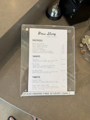Menu photo 7 Brew Story Huntington Beach, CA