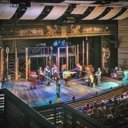 Solano College Theatre - Actors perform "Peter and the Starcatcher" on stage at Solano College Theatre.