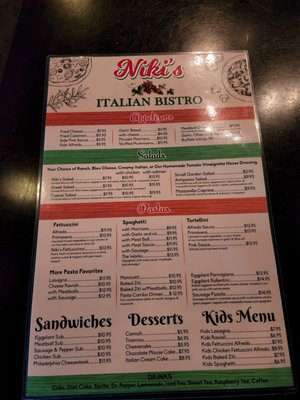 Menu photo 3 Niki's Italian Bistro Murphy, TX Menu photo 3 Niki's Italian Bistro Murphy, TX