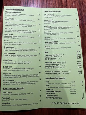 Menu photo 8 GuildHall Burbank, CA
