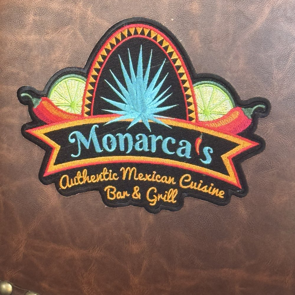 Monarca's - Monogram on seats - Mexican Near Me - Cape Coral, Florida