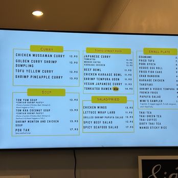 Dancing Spoons - menu - Thai Near Me - San Gabriel, California