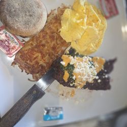Steak and eggs