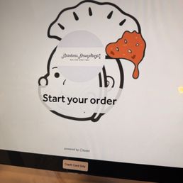 Ordering Screen